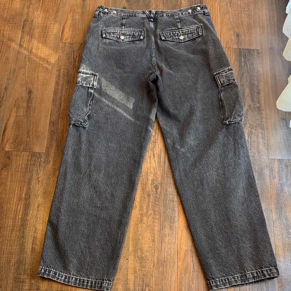 Madewell Black Low-Slung cargo Women's Jeans - Picture 12 of 12